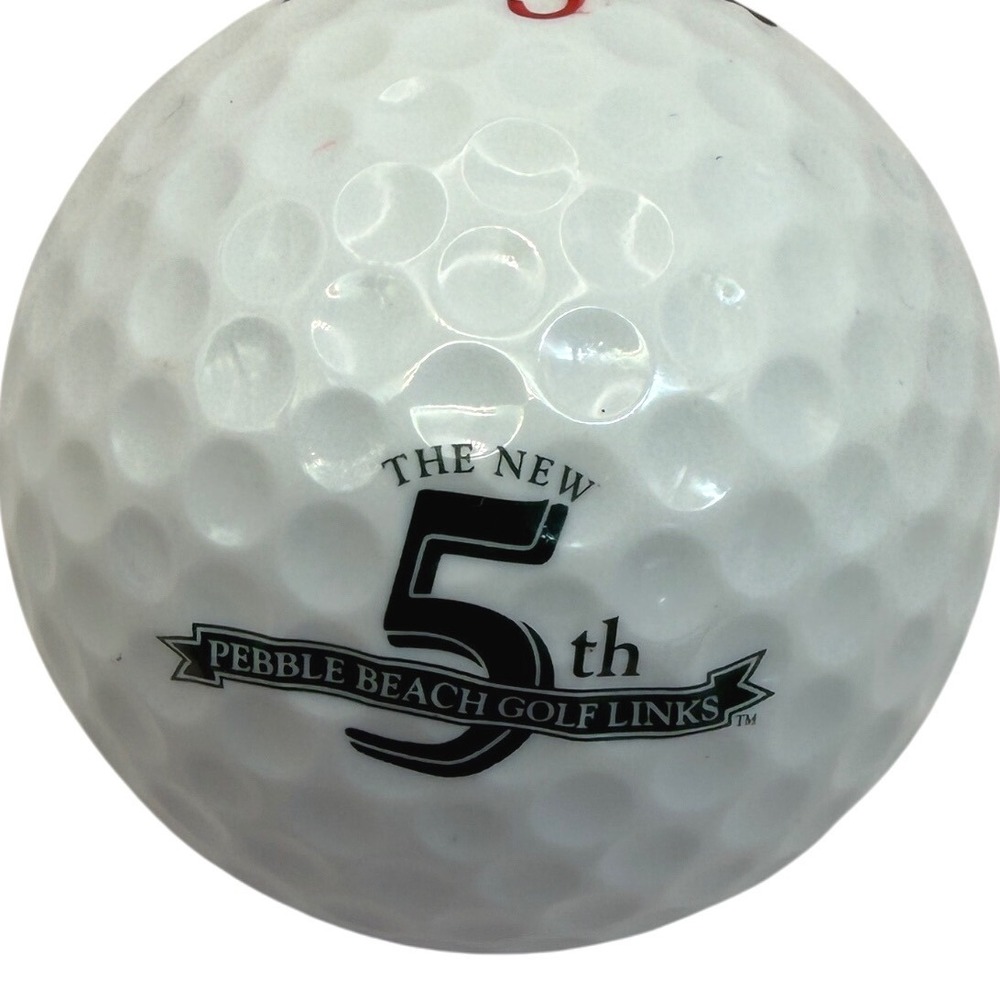 Pinnacle 3 Golf‎ Ball Pebble Beach 5th Anniversary Nov 18 1998 Logo